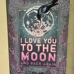 Papaya Pink and Gray Floral Art Print